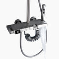 Lefton Thermostatic Shower System with Temperature Display (Celsius Only) and 4 Water Outlet Modes-SST2203